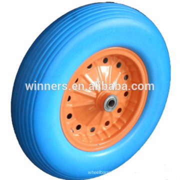 4.00-8 wheelbarrow rubber PU foam wheel